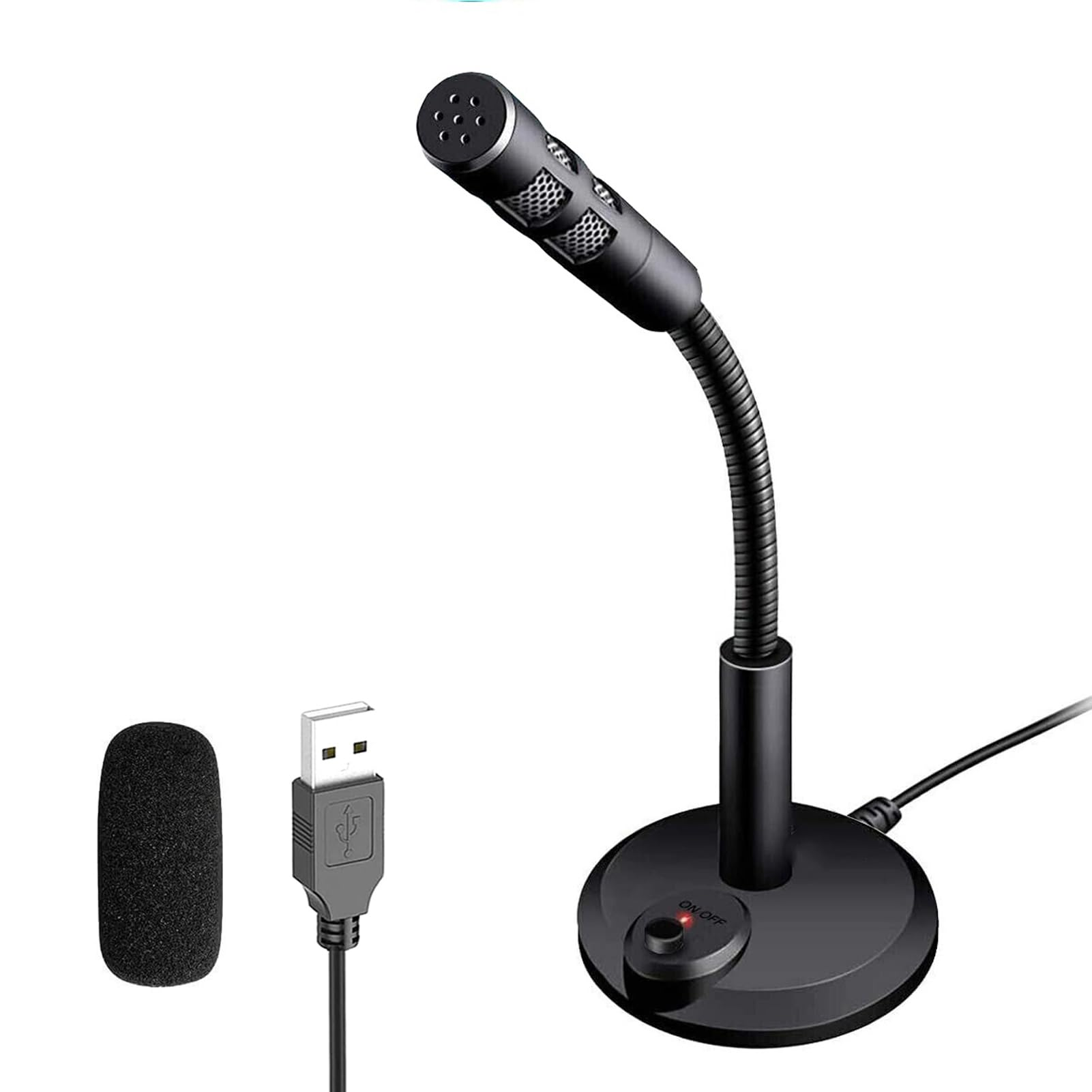 Picture of a desktop standing external microphone